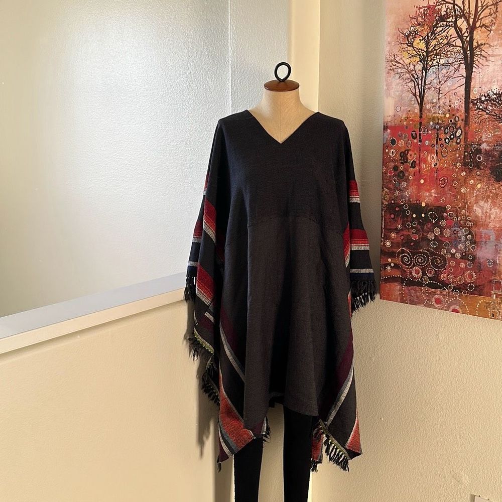 NWOT Lemlem Wool Poncho One Size